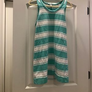 Striped bathing suit cover up!