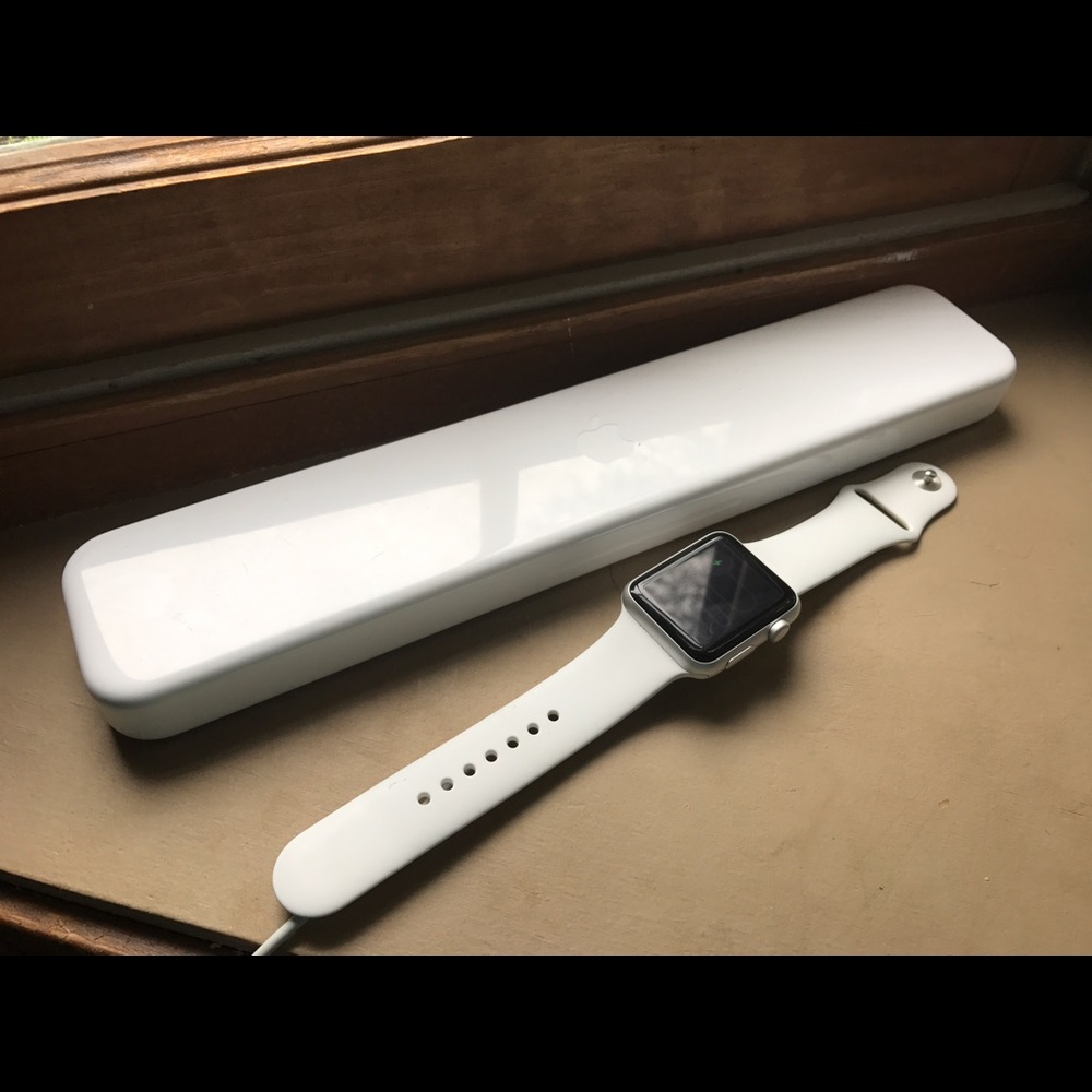 Series 1 White Band Apple Watch