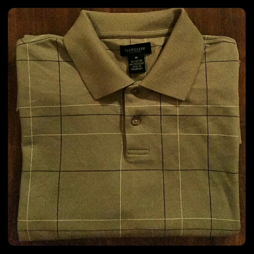 Van Heusen Mens Short Sleeve Golf Shirt