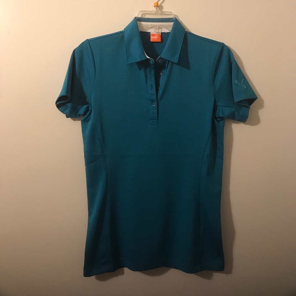 Teal Puma Polo