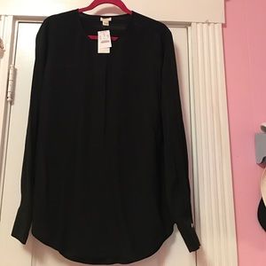 Black J.Crew Blouse