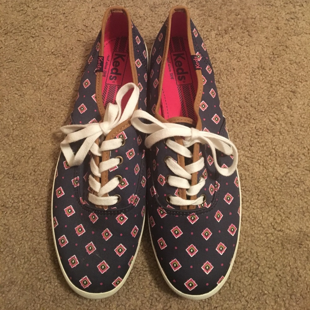Patterned Keds
