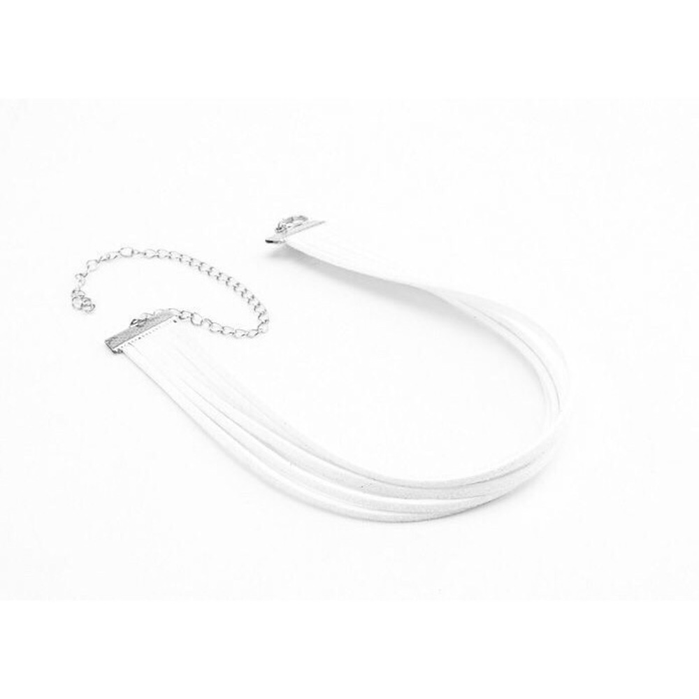 Faux Suede Layered Choker - Picture 4 of 8