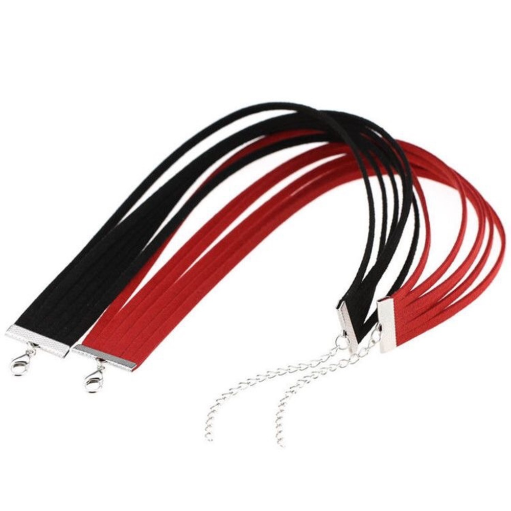 Faux Suede Layered Choker - Picture 7 of 8