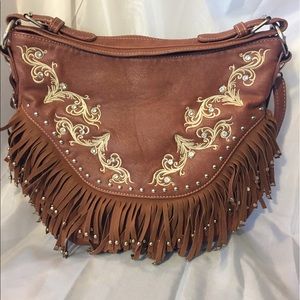 Rustic Couture fringe handbag! Like new condition