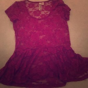 Lacy Floral Blouse