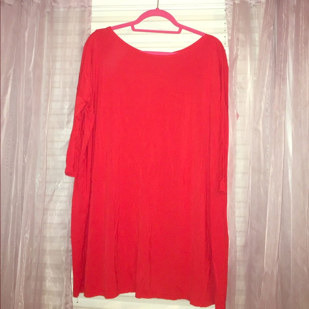 Red Piko long sleeve