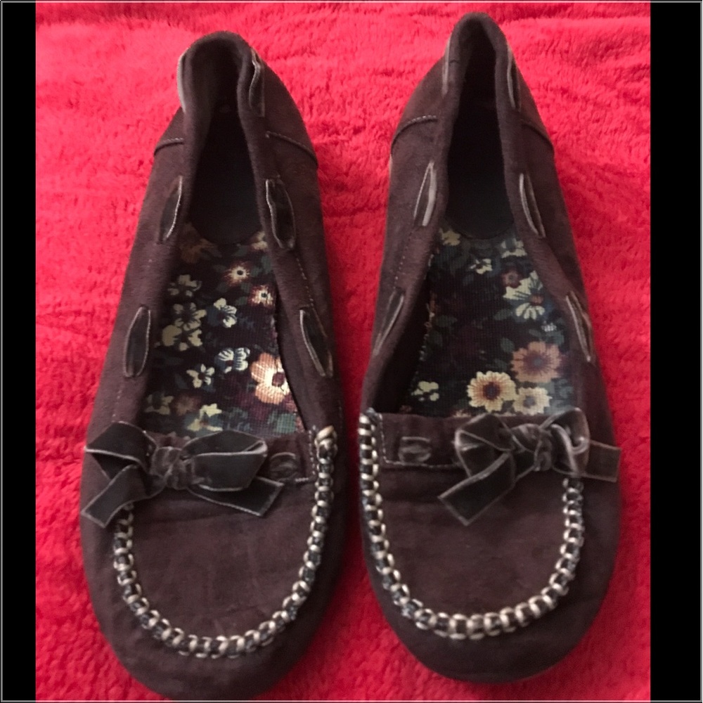 Lower East Side Brown Shoes Size 7W