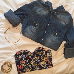 NWT Pacsun Floral Bandeau