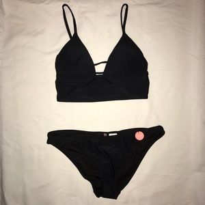 Black swimsuit bikini