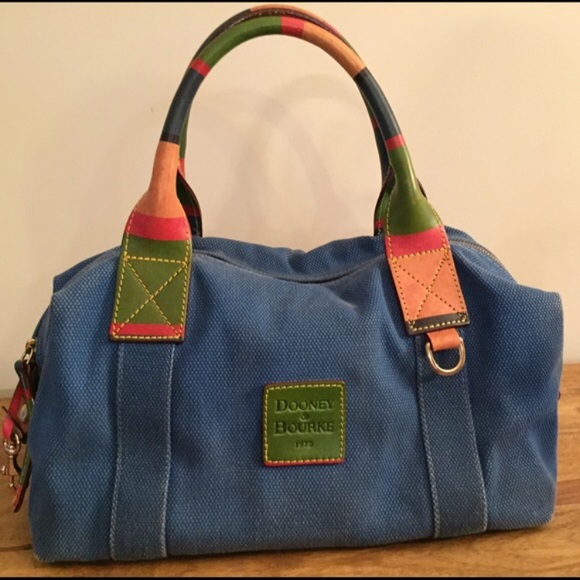 Dooney and bourke canvas satchel Clearance