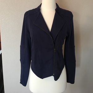 Blue terry jacket