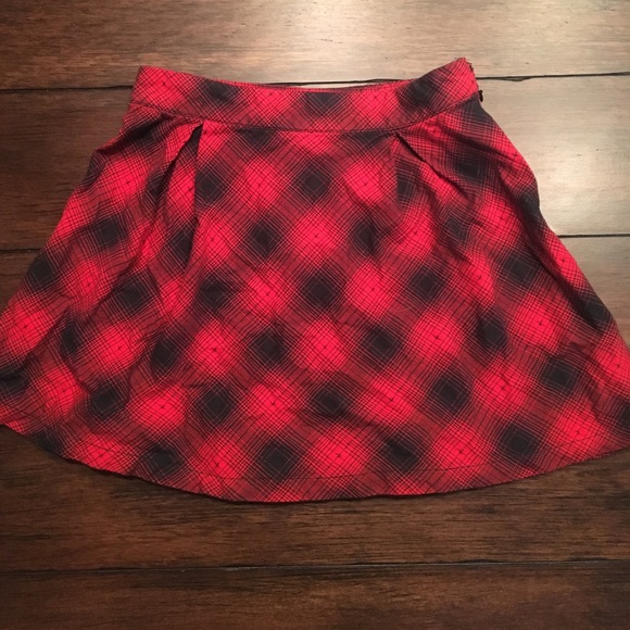 Vans Dresses & Skirts - Vans red Plaid skater skirt