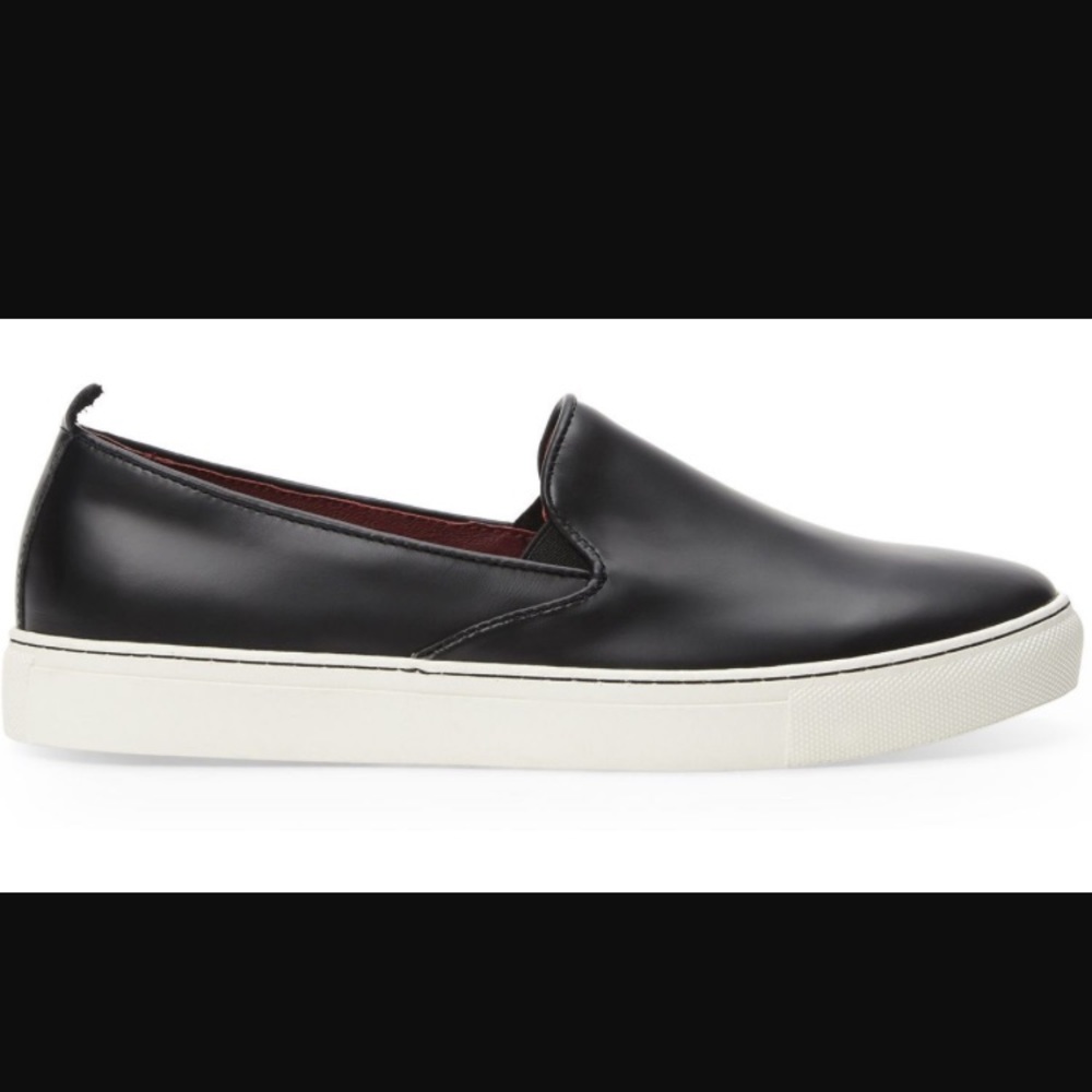 New no box Slate & Stone Black Angelo Slip On Sneakers, 8.5