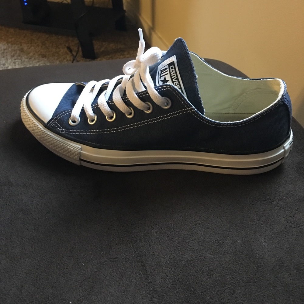 Navy Blue Converse -Size 9 in Women