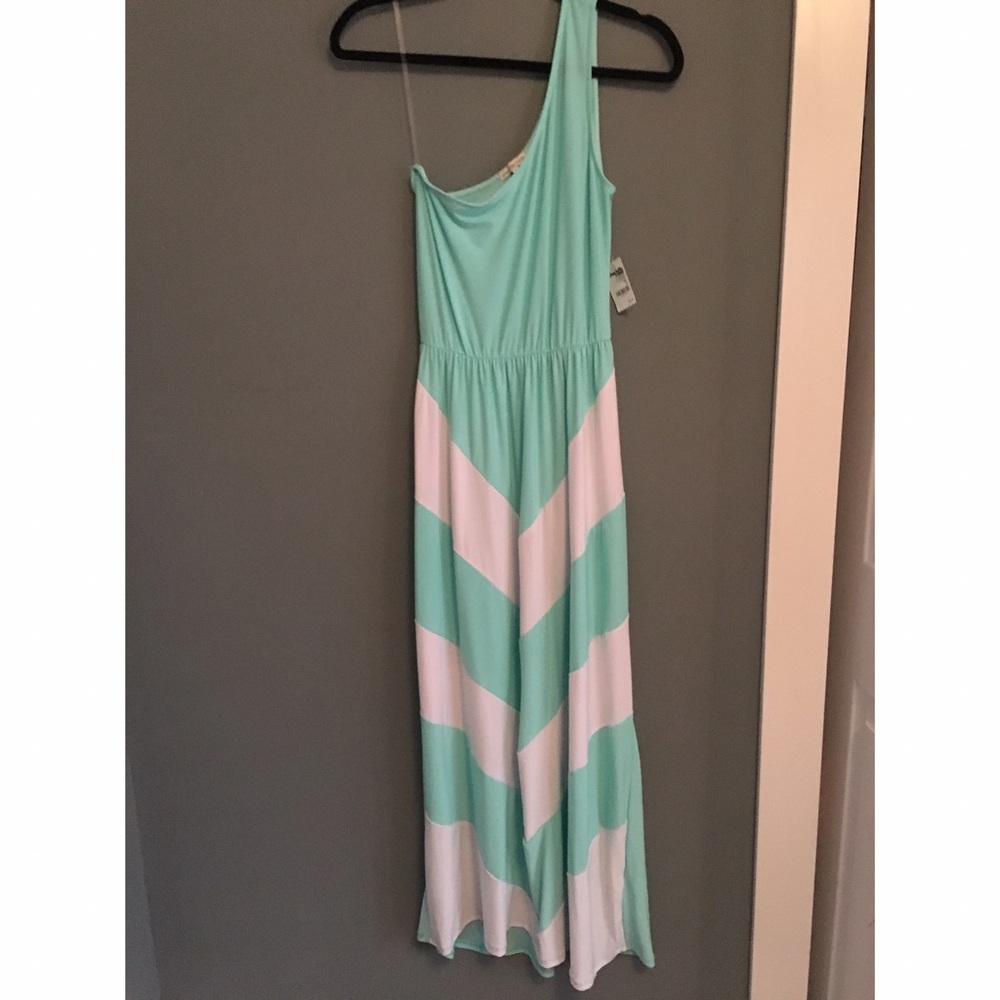 Never worn with tags chevron maxi dress