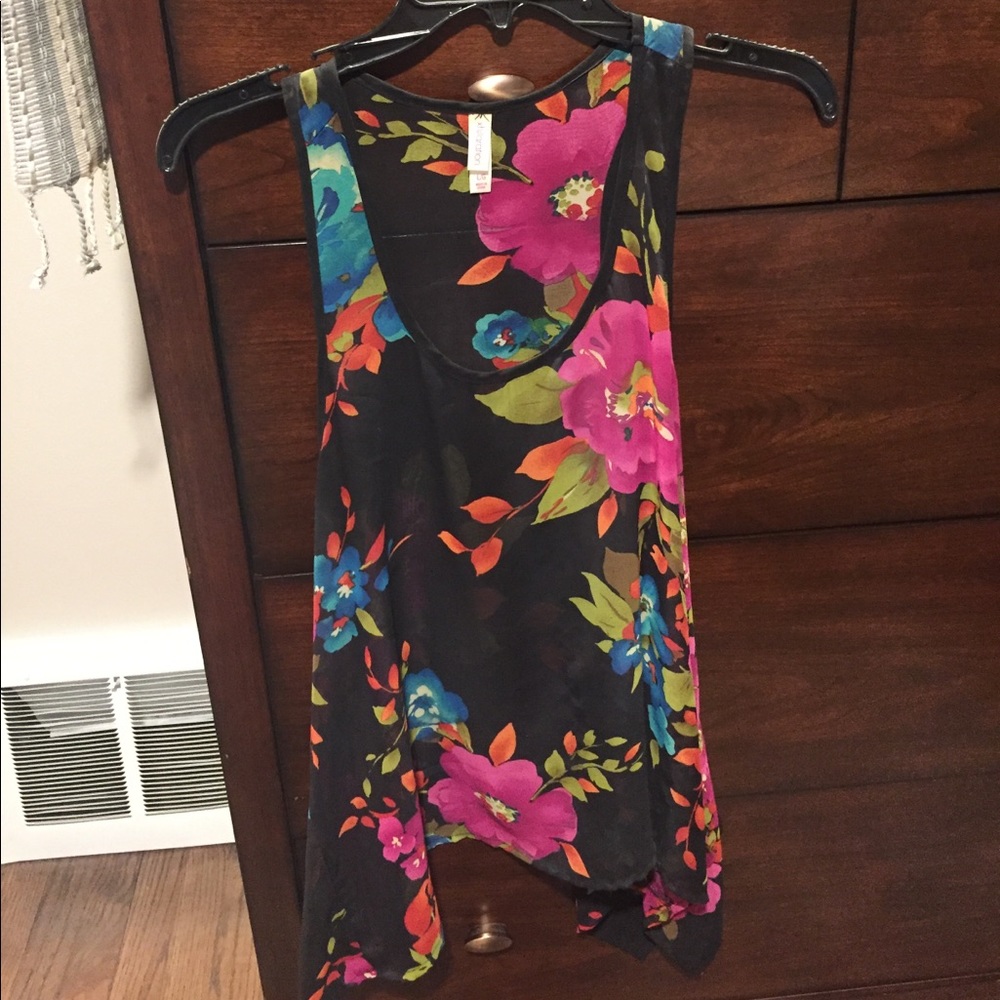 Floral tank top