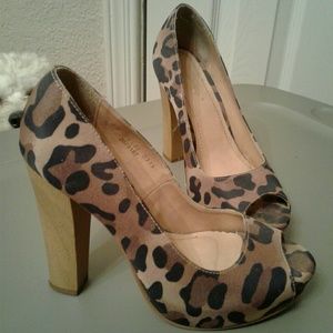 Cheetah print heels