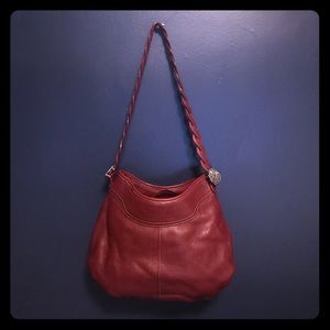 Red leather Brighton purse