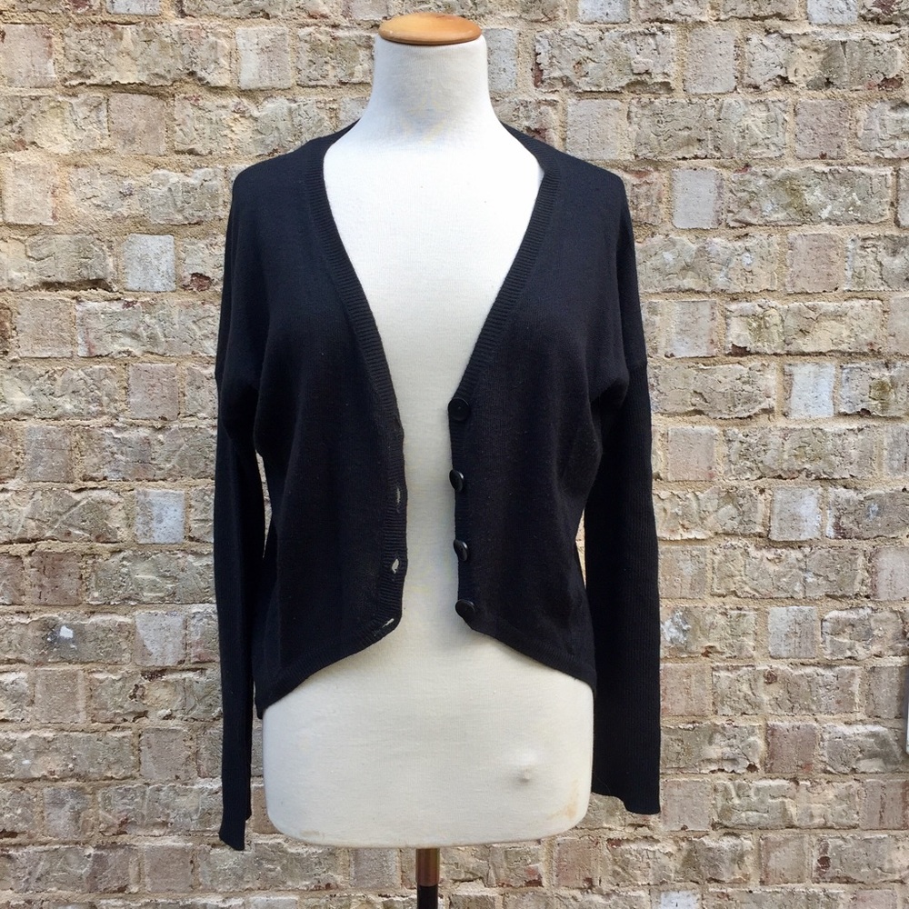 Charlotte Russe Black Cardigan