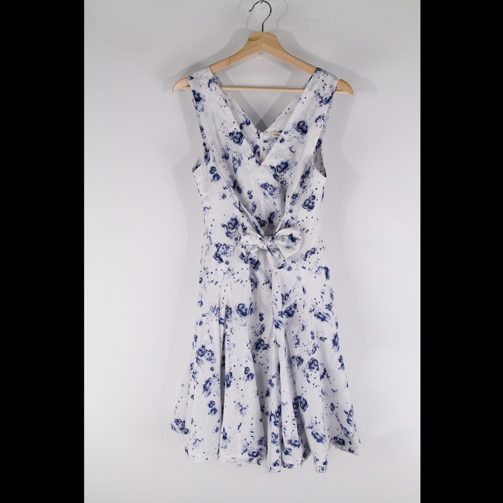 Sleeveless Floral Dress