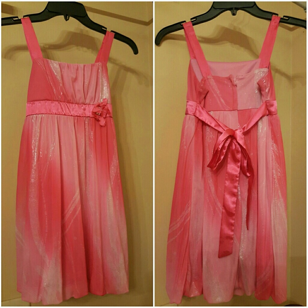 Little girl pink dress