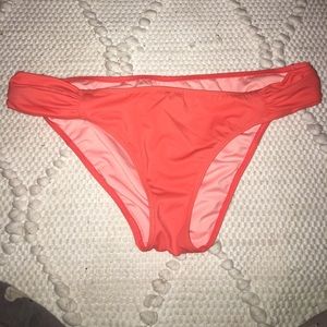 orange/coral victorias secret bottoms medium