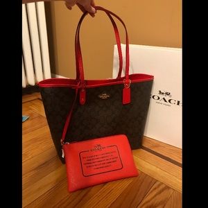 100% Authentic Reversible Coach Tote
