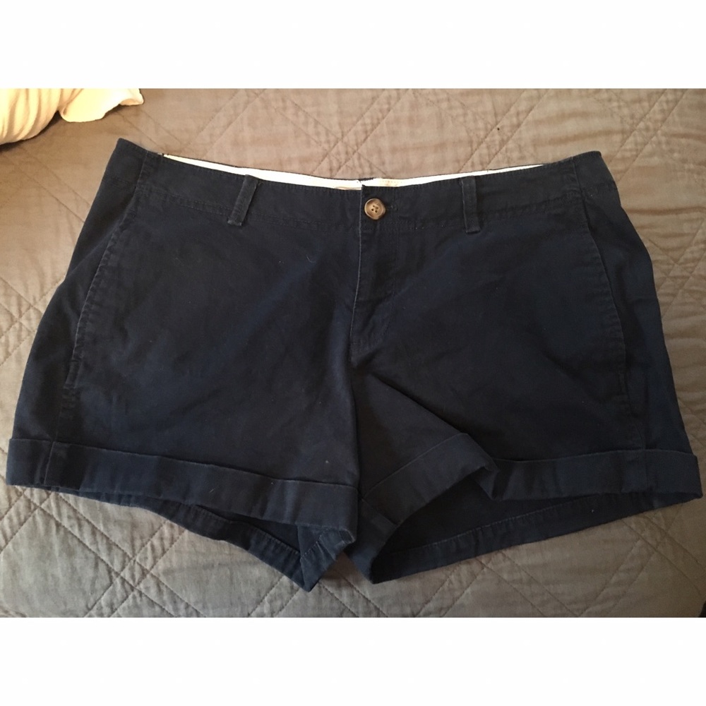 Navy Jean shorts