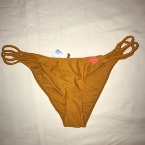 Mustard bikini bottom