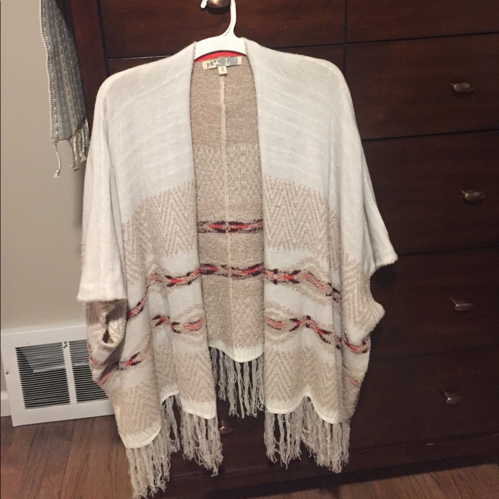 Cozy tribal sweater cardigan