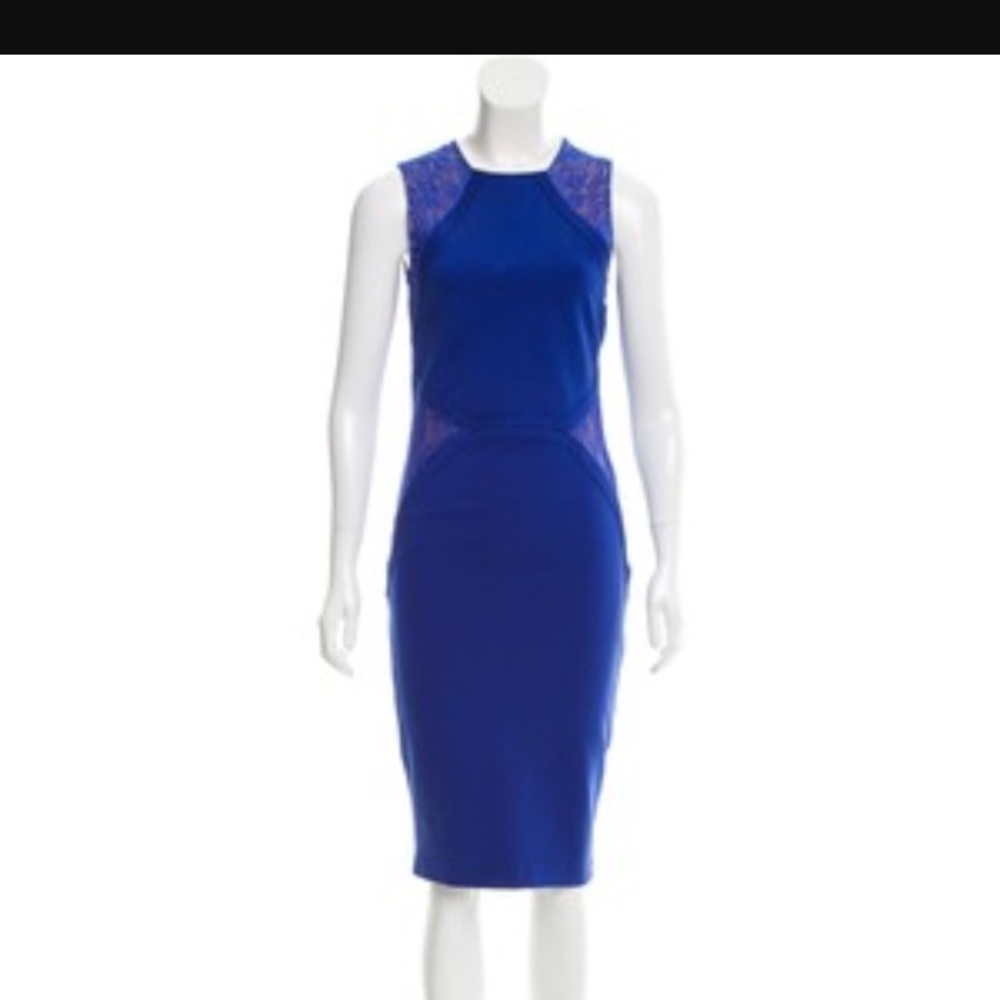 Torn By Ronny Kobo blue dress Size Small