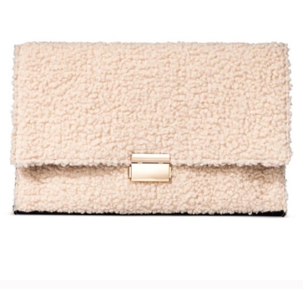 WhoWhatWear Sherpa clutch