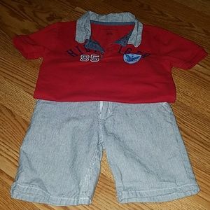 Tommy Hilfiger shorts and shirts outfit size 5