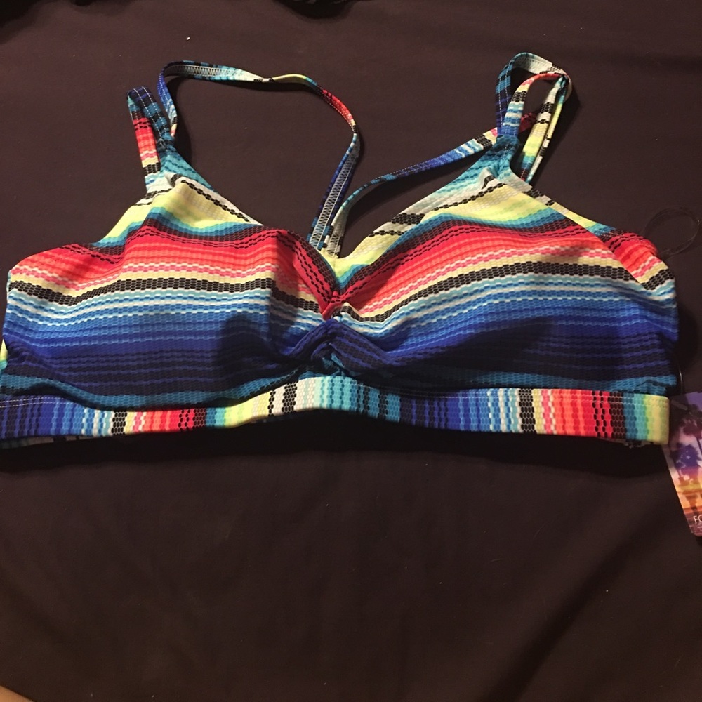 NWT forever 21 plus size bikini top size 1x