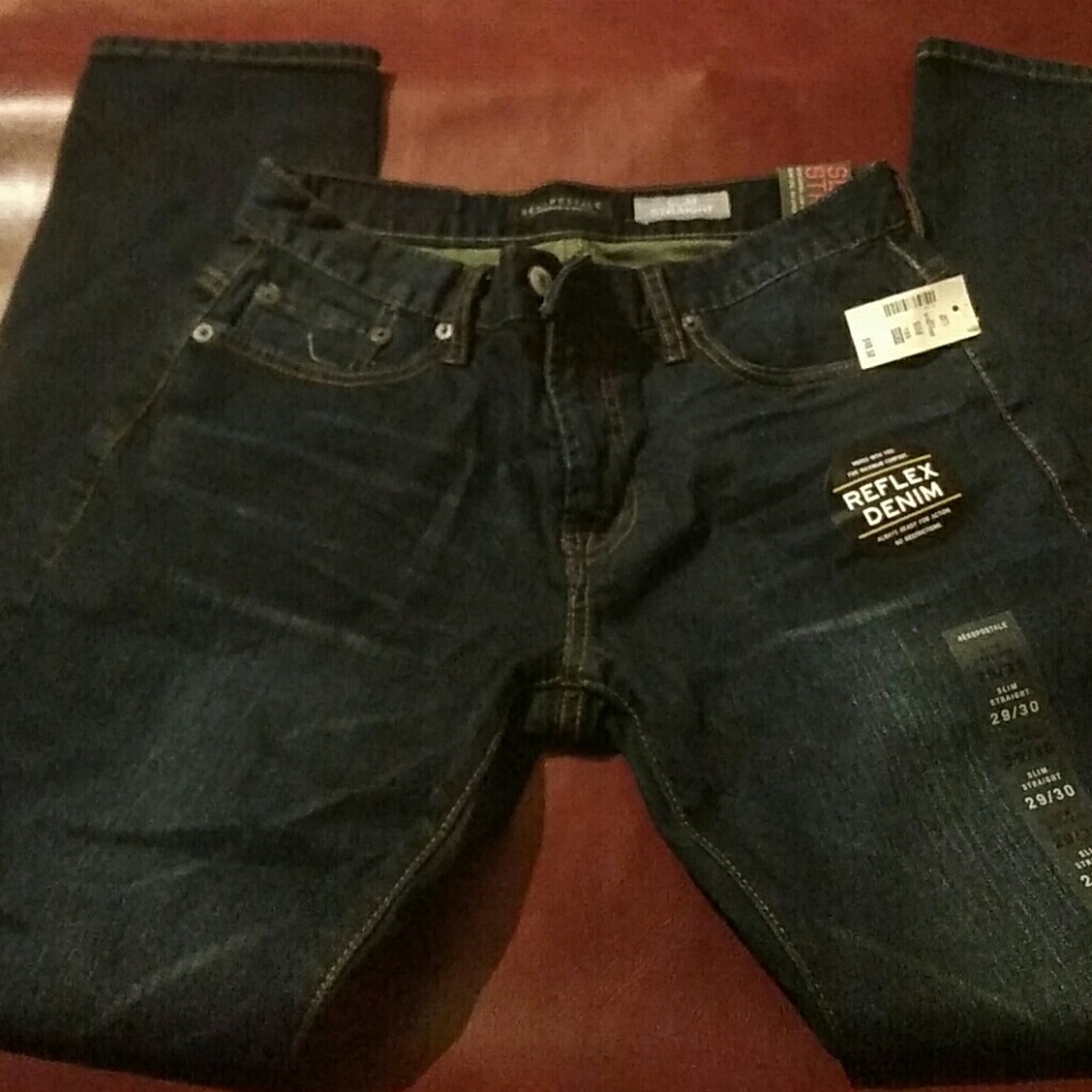 Slim straight Jeans