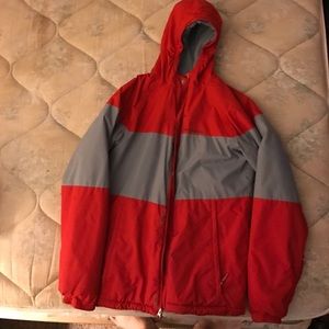 Columbia red/gray winter/fashion  jacket.