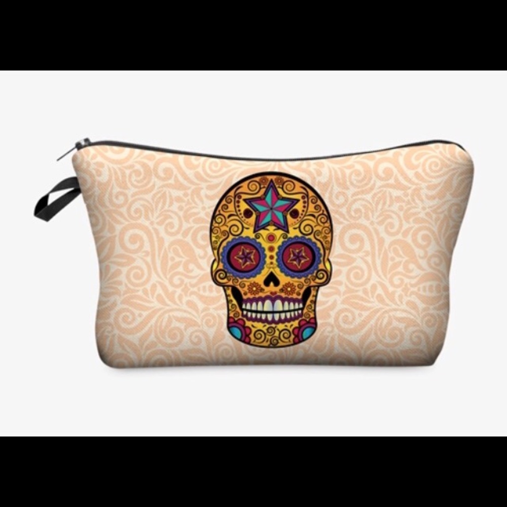 Sugar Skull Makeup Bag