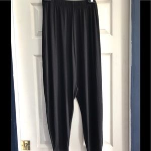 Harem black leggings