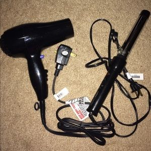 BLOWDRYER AND CURLING IRON