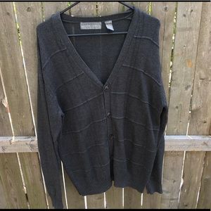 Men's oscar de larenta Dark Gray cardigans Size L