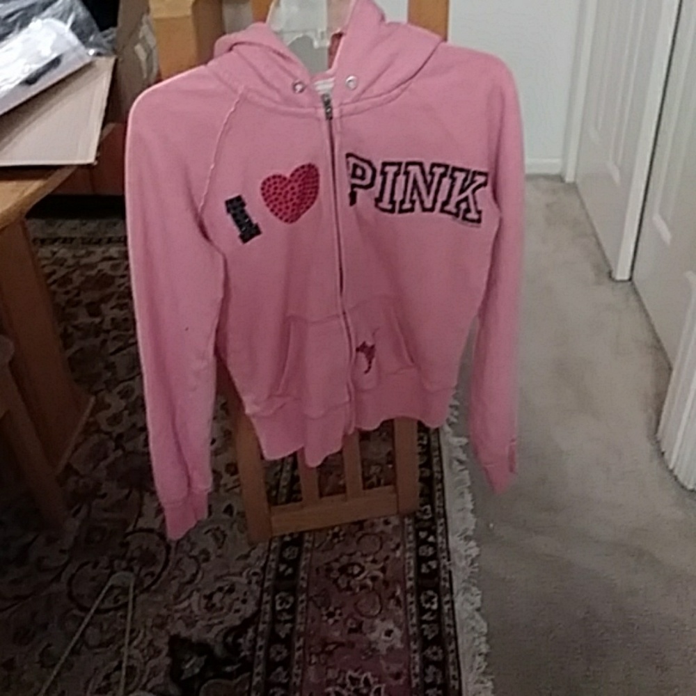 Victoria's secret pink hoodie size medium