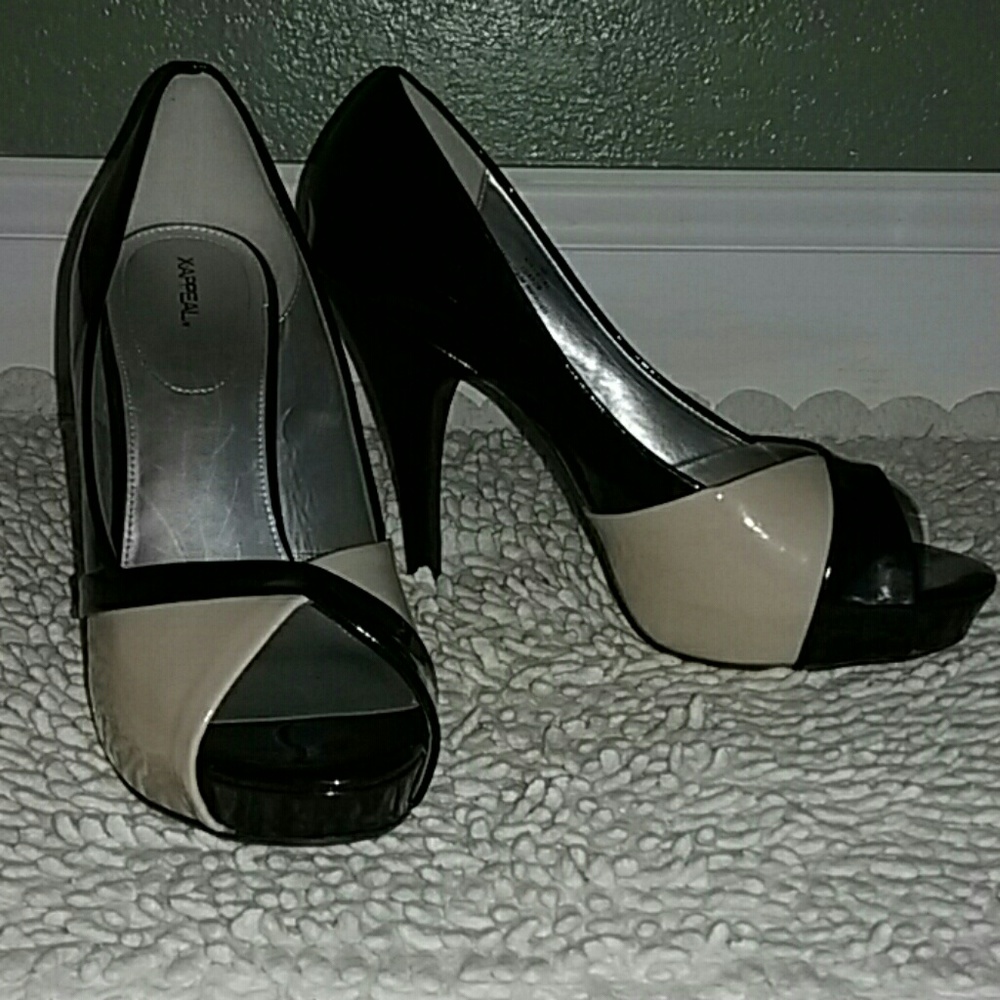 Black and Tan Heels