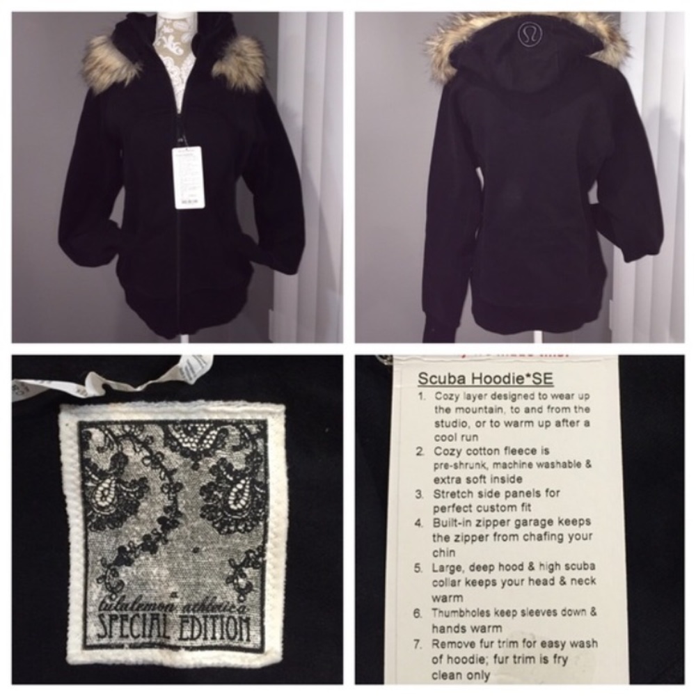 Size 12 Lululemon Scuba Hoodie Zip Up