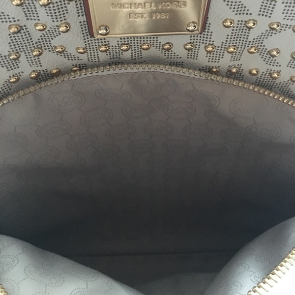 Large MK studded backpack
