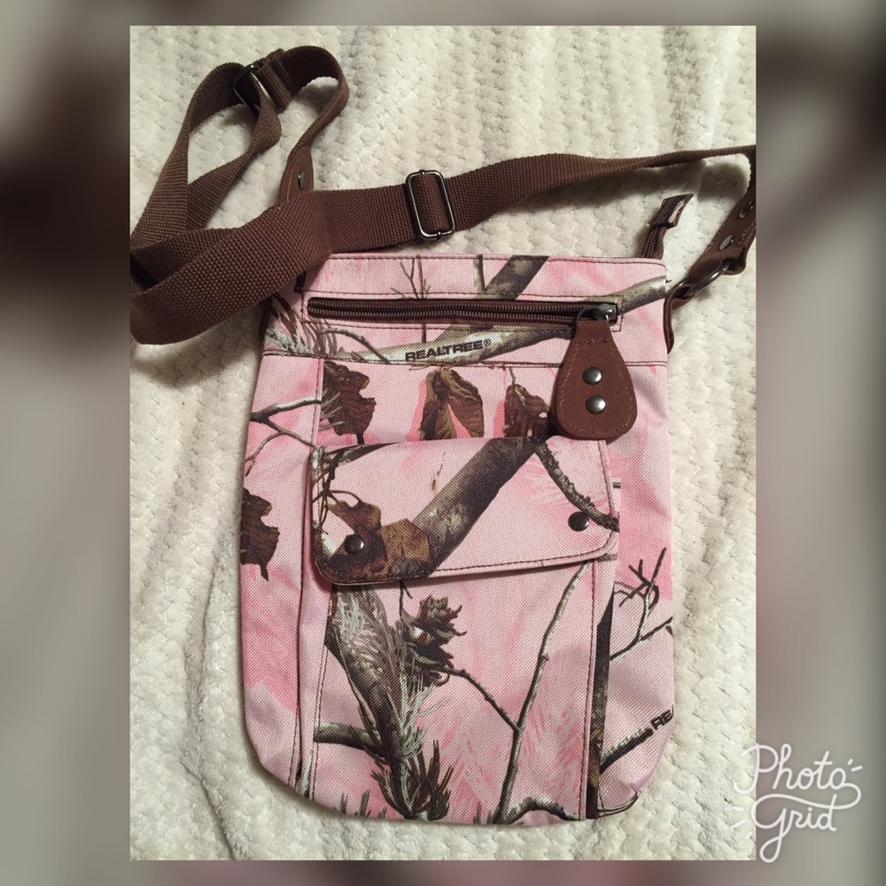 RealTree Pink Camo Crossbody
