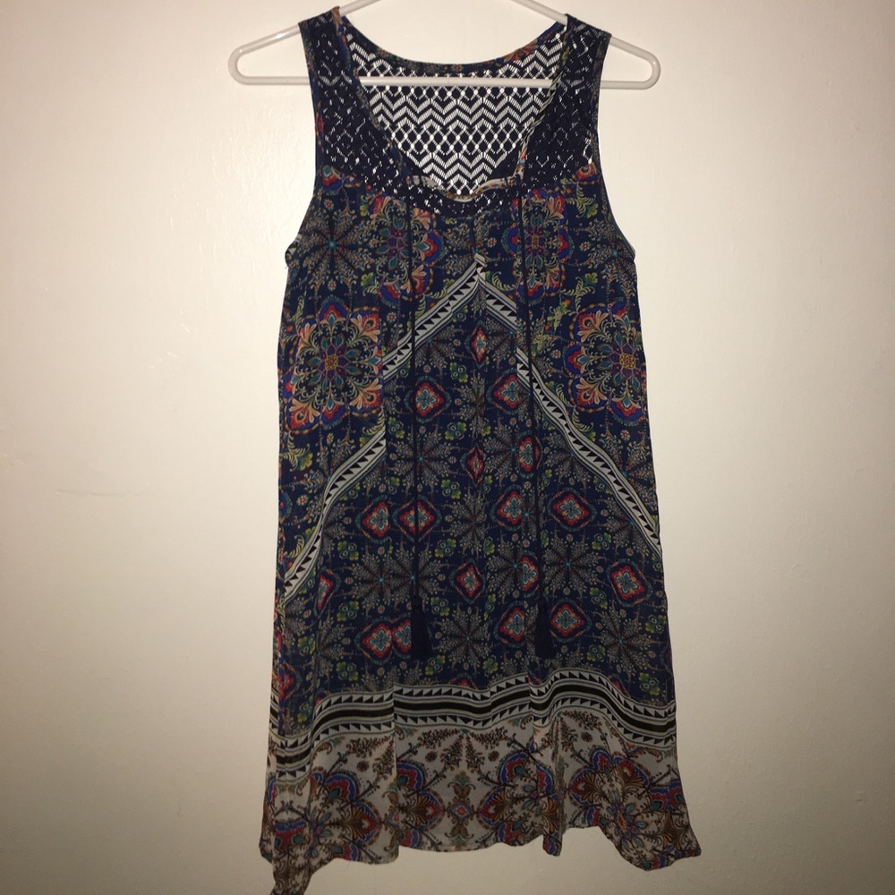 Flower print dress