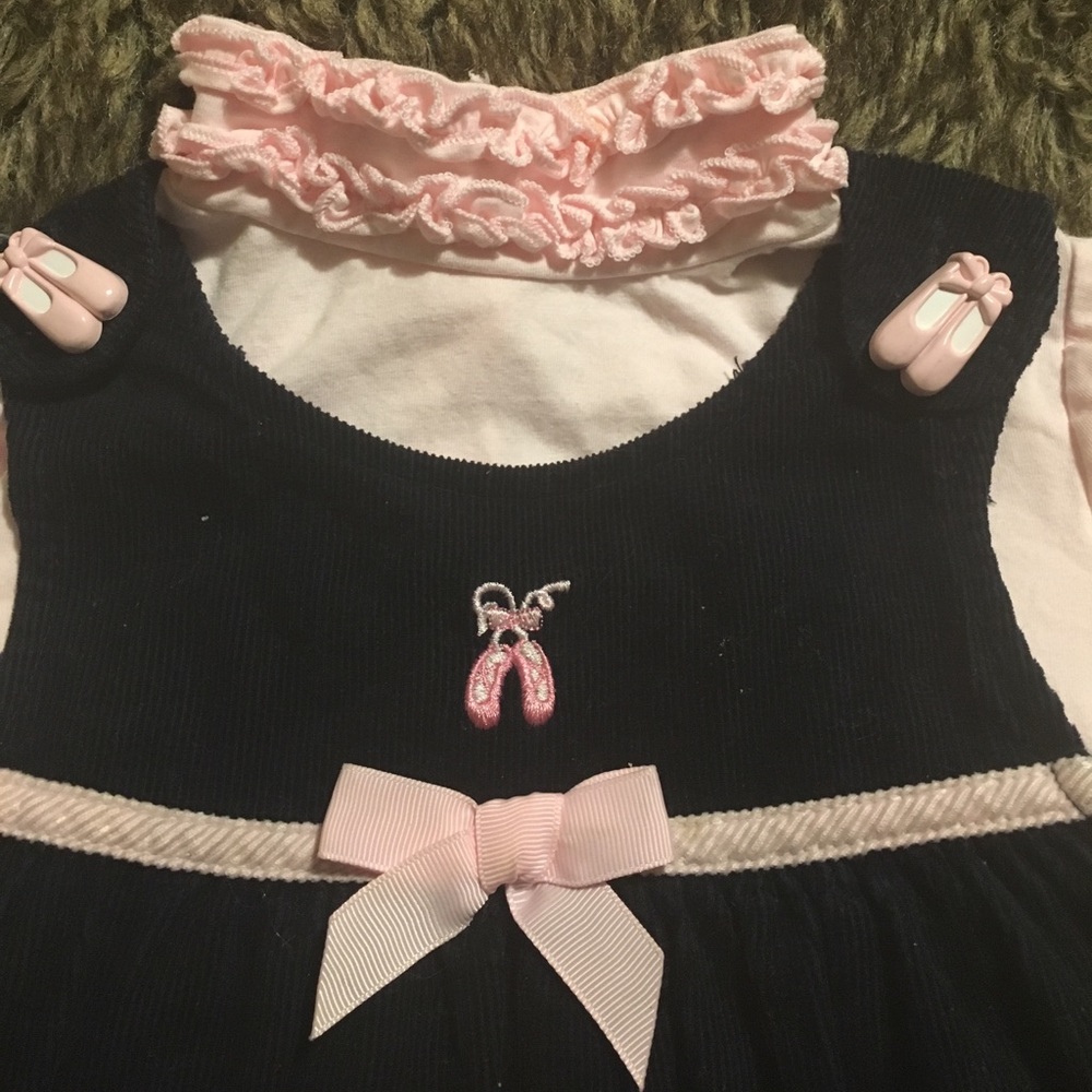 🎀👑Adorbsss Ballerina Shoe Overall & Shirt - Picture 3 of 8