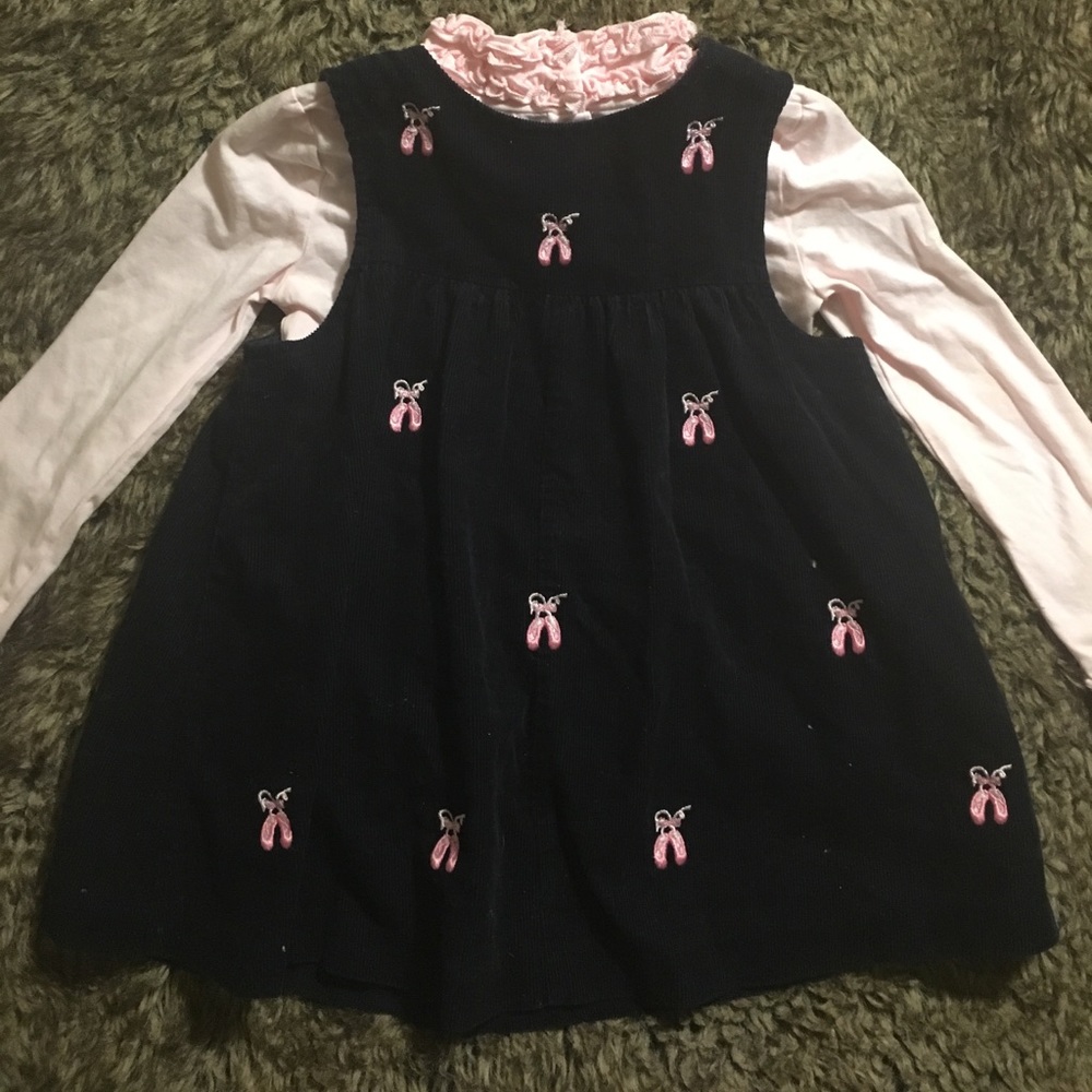 🎀👑Adorbsss Ballerina Shoe Overall & Shirt - Picture 5 of 8