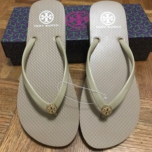 Tory Burch thin enamel flip flop